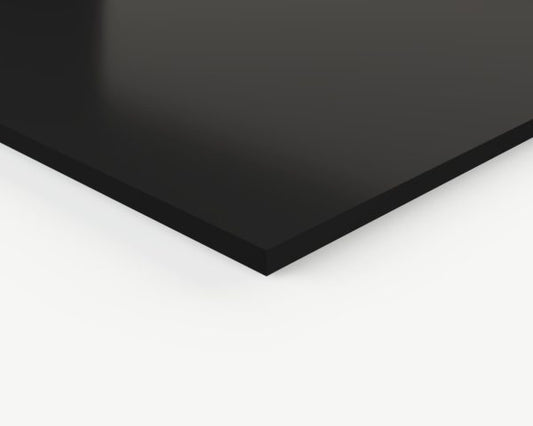 Tablero de madera a medida para escritorio elevable - 120 x 70 x 3 cm - Color Negro