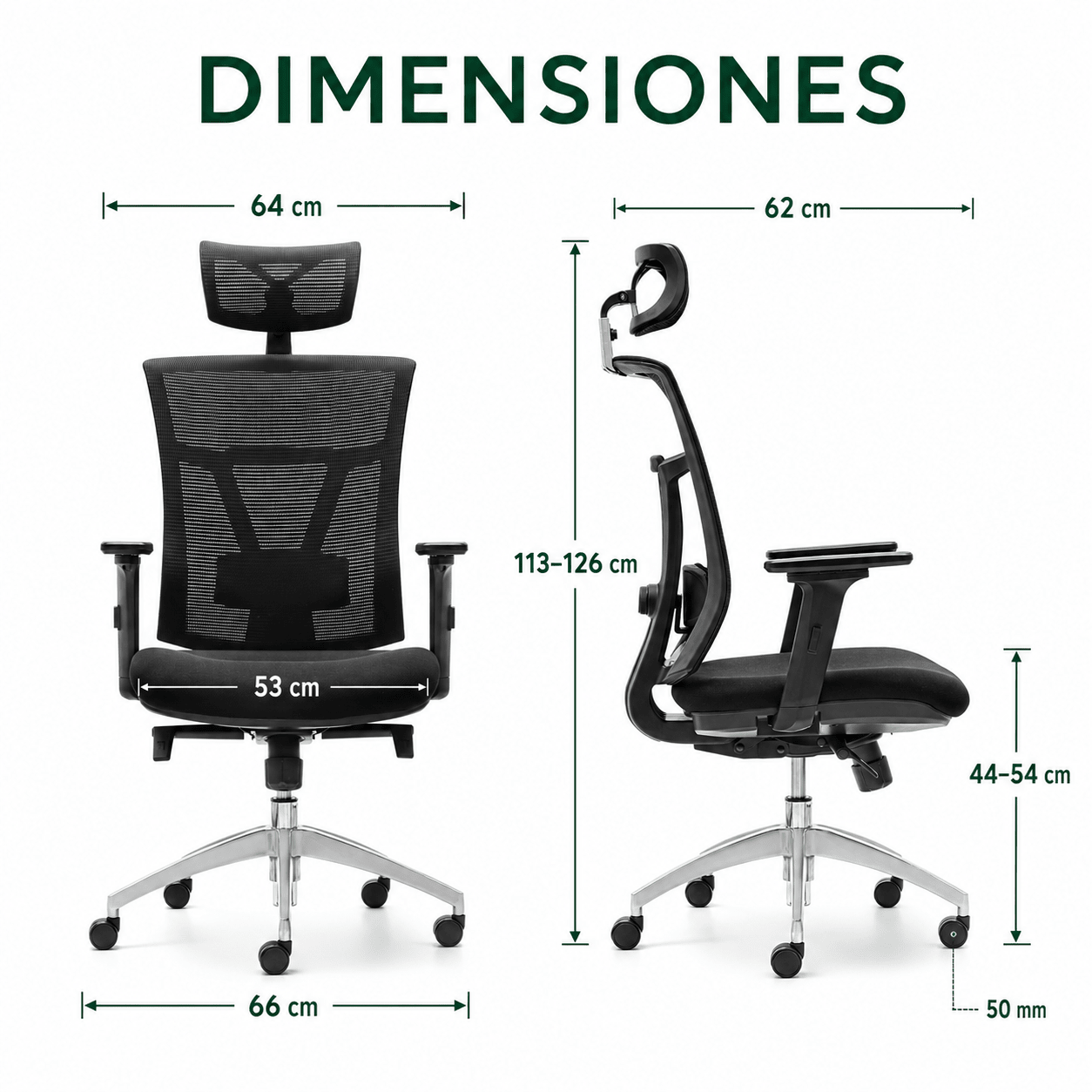 Silla ergonómica Focus - Tablakala - SIL-EU05