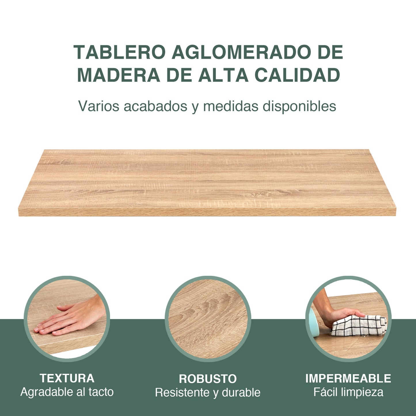 Tablero de madera para escritorio elevable - Tablakala - 200 - 14070M