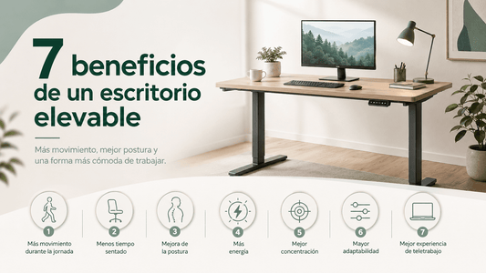 Beneficios de un escritorio elevable para la salud y la productividad - Tablakala