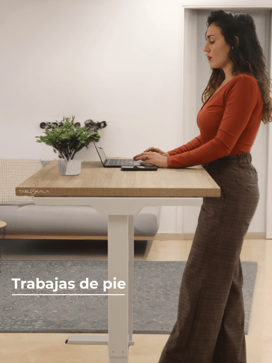 ¿Cuántas horas se recomienda trabajar de pie? - Tablakala