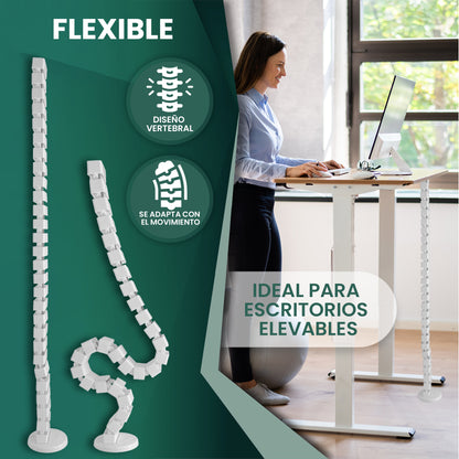 Desk cable organizer