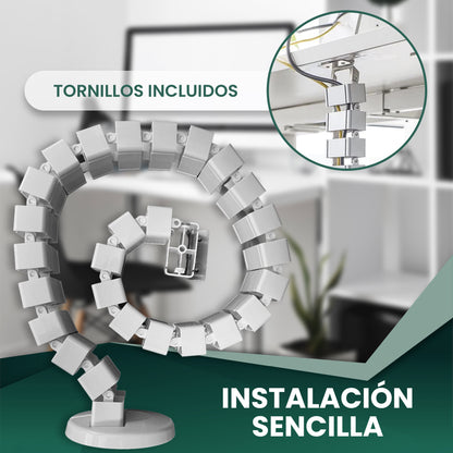 Desk cable organizer
