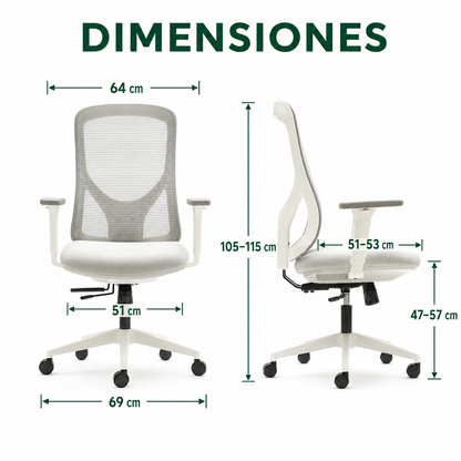 Silla ergonómica Pro