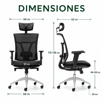 Silla ergonómica Focus - Tablakala - SIL-EU05
