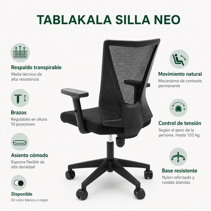 Silla ergonómica Neo - Tablakala - SIL-EU01